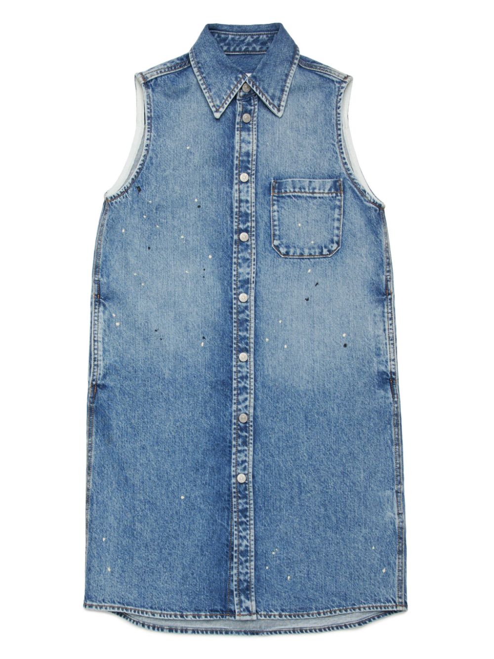 MM6 Maison Margiela Kids denim dress - Blue von MM6 Maison Margiela Kids