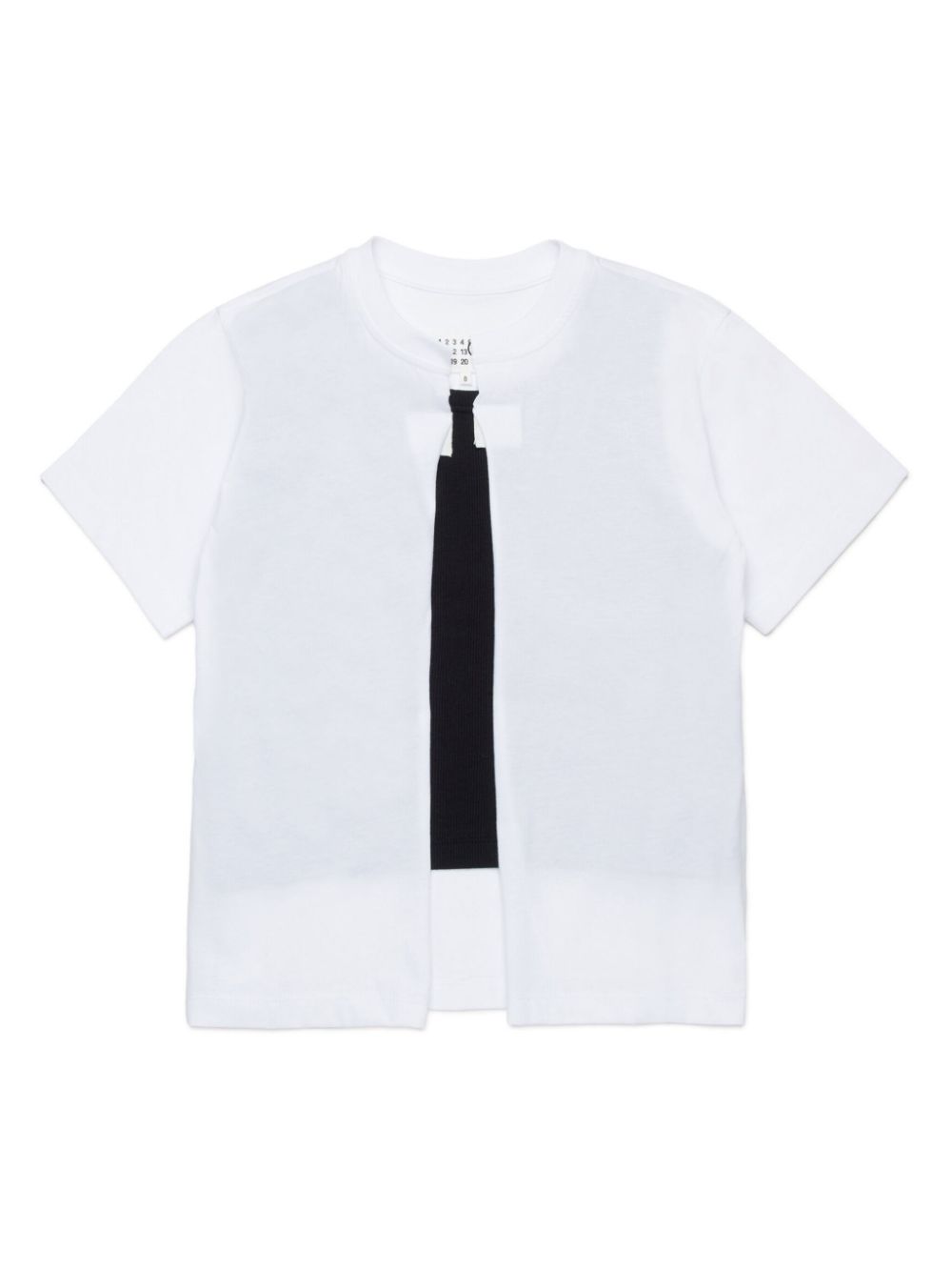 MM6 Maison Margiela Kids layered T-shirt - White von MM6 Maison Margiela Kids