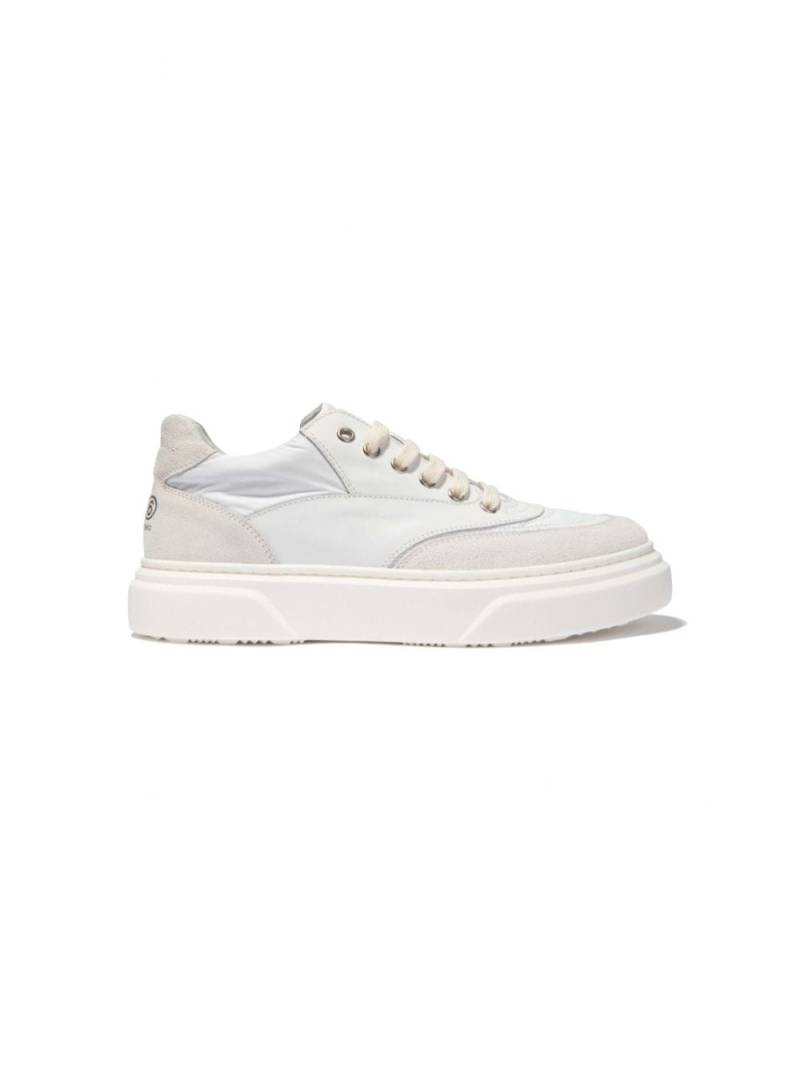 MM6 Maison Margiela Kids low-top leather sneakers - White von MM6 Maison Margiela Kids