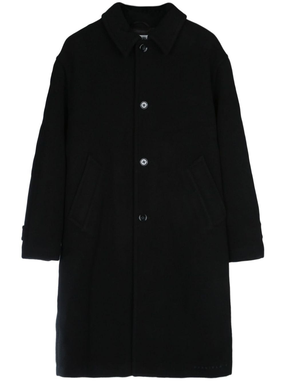 MM6 Maison Margiela Kids single-breasted coat - Black von MM6 Maison Margiela Kids