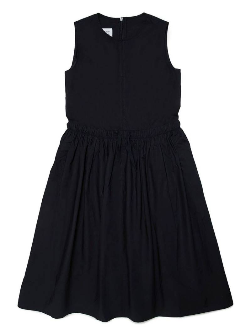 MM6 Maison Margiela Kids sleeveless cotton dress - Black von MM6 Maison Margiela Kids