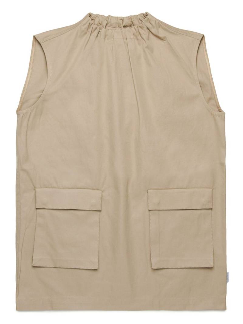 MM6 Maison Margiela Kids sleeveless minidress - Neutrals von MM6 Maison Margiela Kids