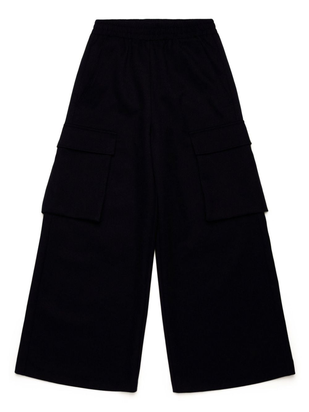 MM6 Maison Margiela Kids wide-leg cargo pants - Black von MM6 Maison Margiela Kids