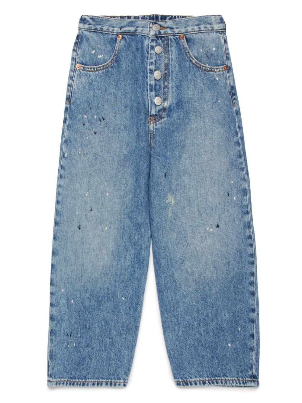 MM6 Maison Margiela Kids wide-leg jeans - Blue von MM6 Maison Margiela Kids