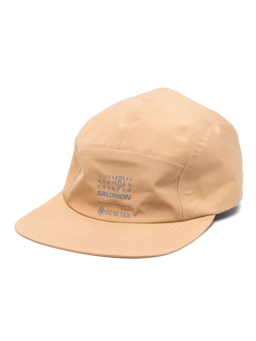 MM6 Maison Margiela X Salomon numbers-motif baseball cap - Neutrals von MM6 Maison Margiela X Salomon