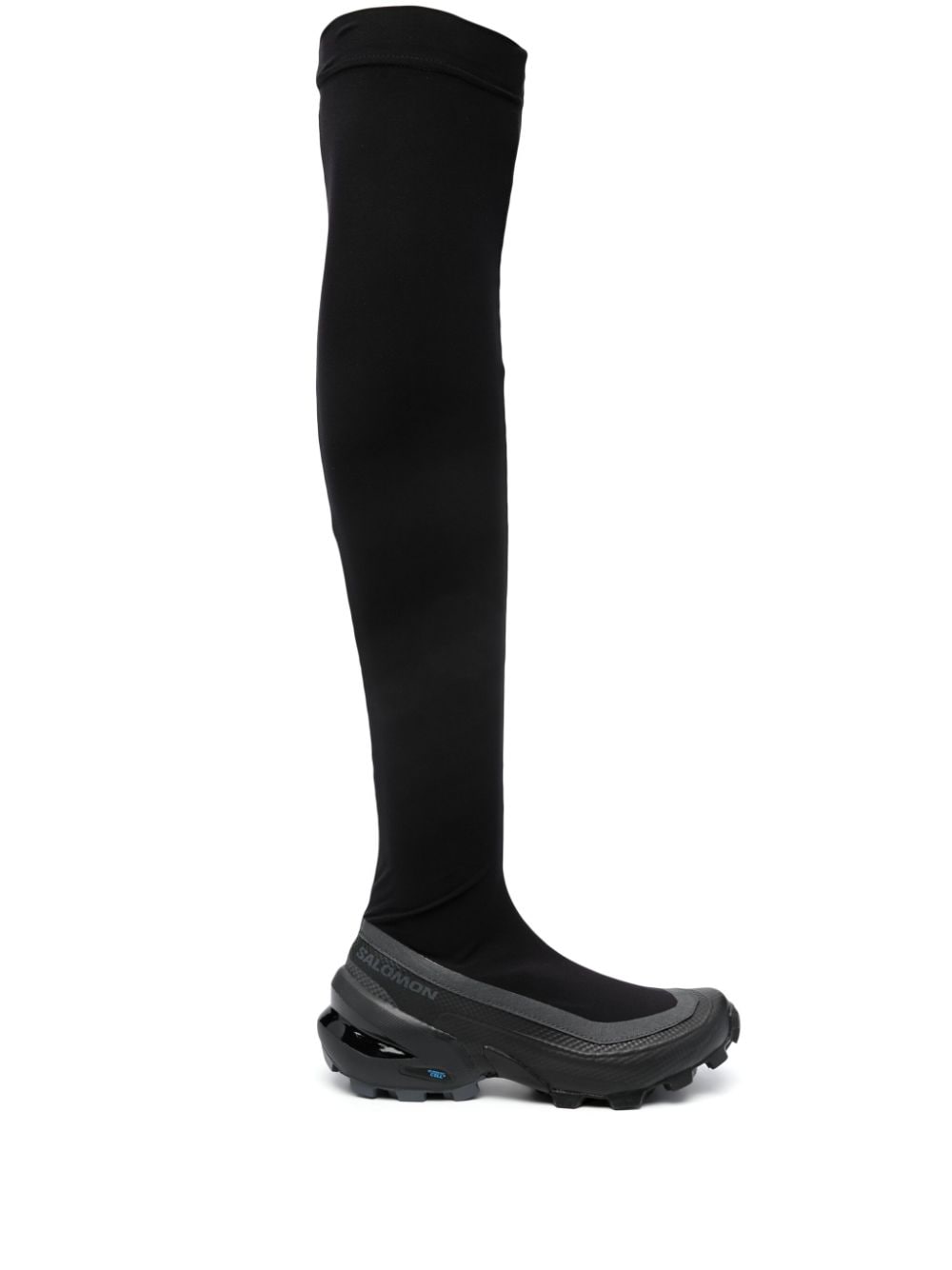 MM6 Maison Margiela X Salomon thigh-length chunky boots - Black von MM6 Maison Margiela X Salomon