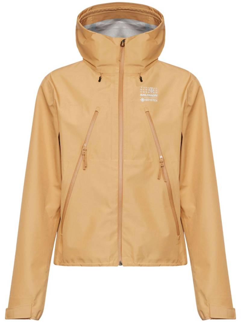 MM6 Maison Margiela X Salomon x Salomon GORE-TEX hooded windbreaker - Orange von MM6 Maison Margiela X Salomon