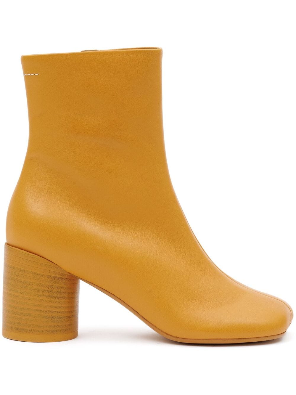 MM6 Maison Margiela Anatomic 70mm leather boots - Orange von MM6 Maison Margiela