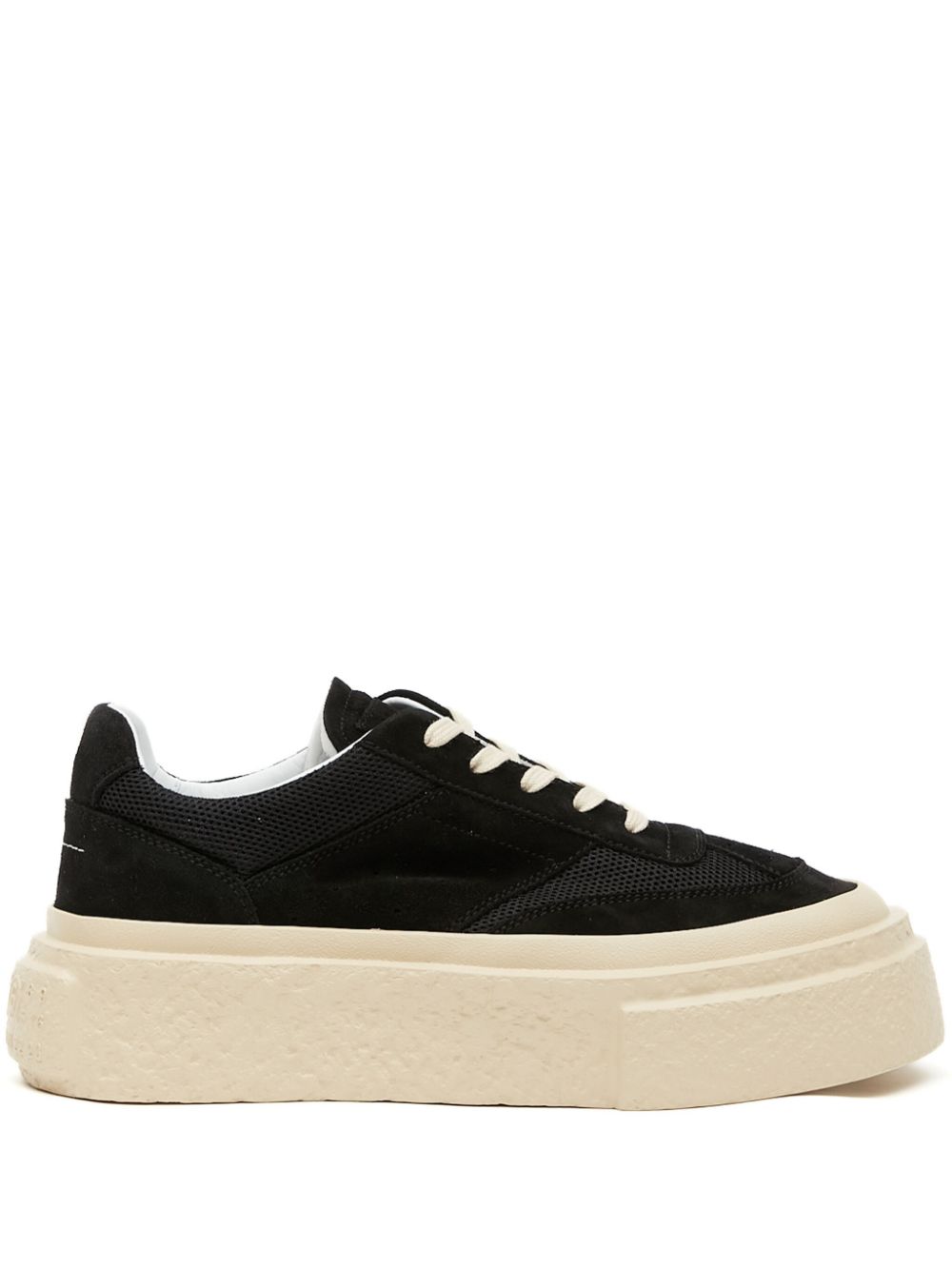 MM6 Maison Margiela Chunky Gambetta lace-up sneakers - Black von MM6 Maison Margiela