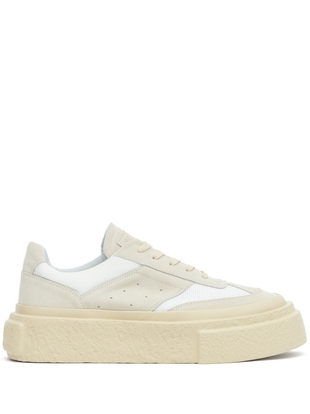 MM6 Maison Margiela Chunky Gambetta lace-up sneakers - White von MM6 Maison Margiela