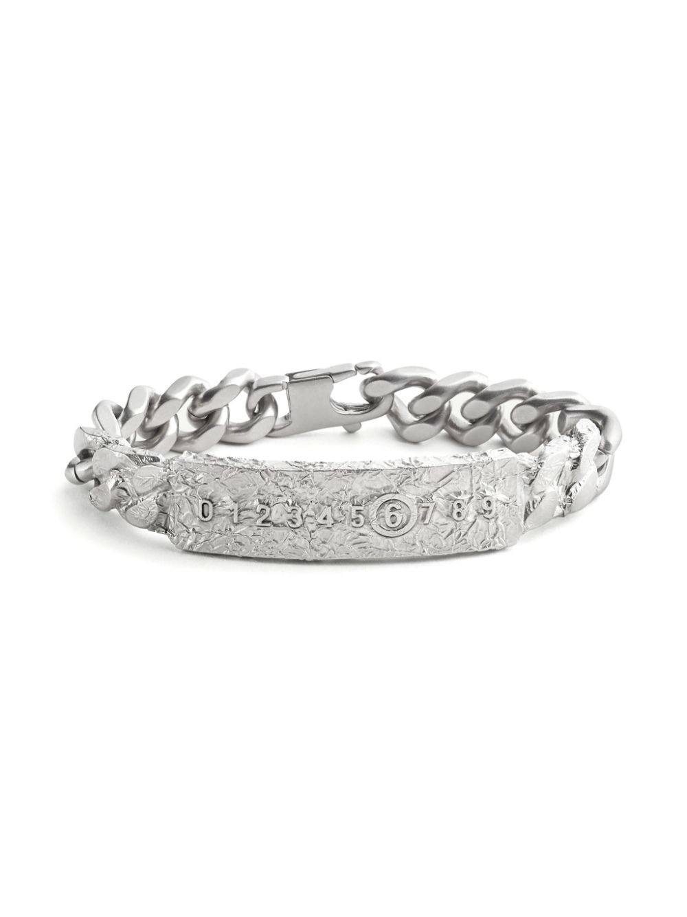 MM6 Maison Margiela Foil silver-plated bracelet von MM6 Maison Margiela