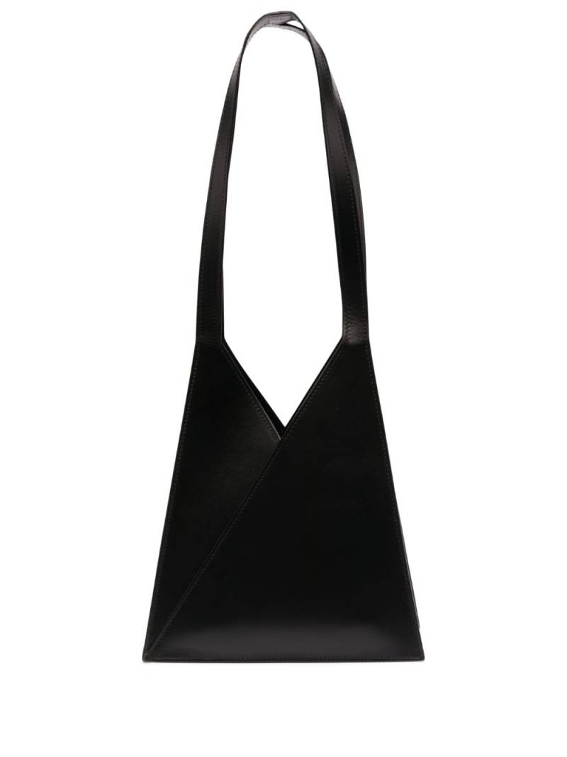 MM6 Maison Margiela Japanese 6 leather tote bag - Black von MM6 Maison Margiela