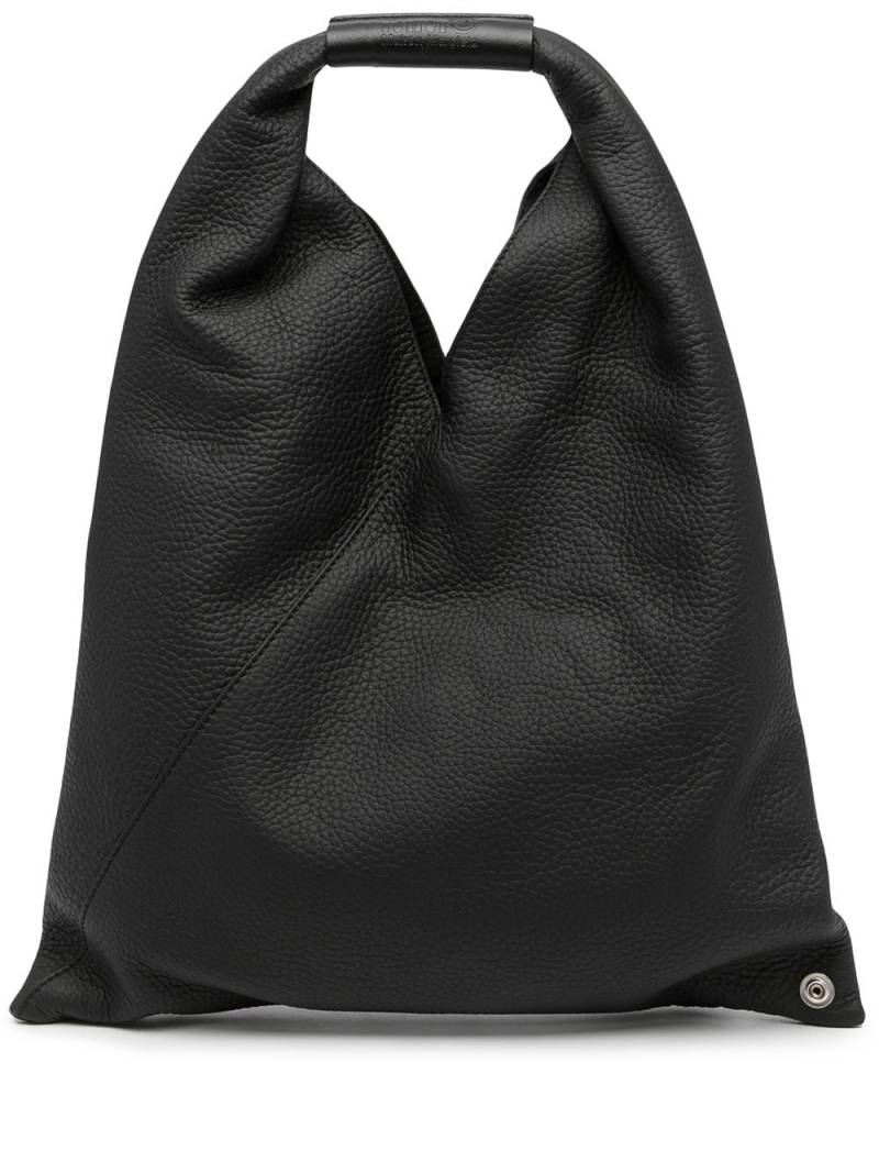 MM6 Maison Margiela Japanese leather tote bag - Black von MM6 Maison Margiela