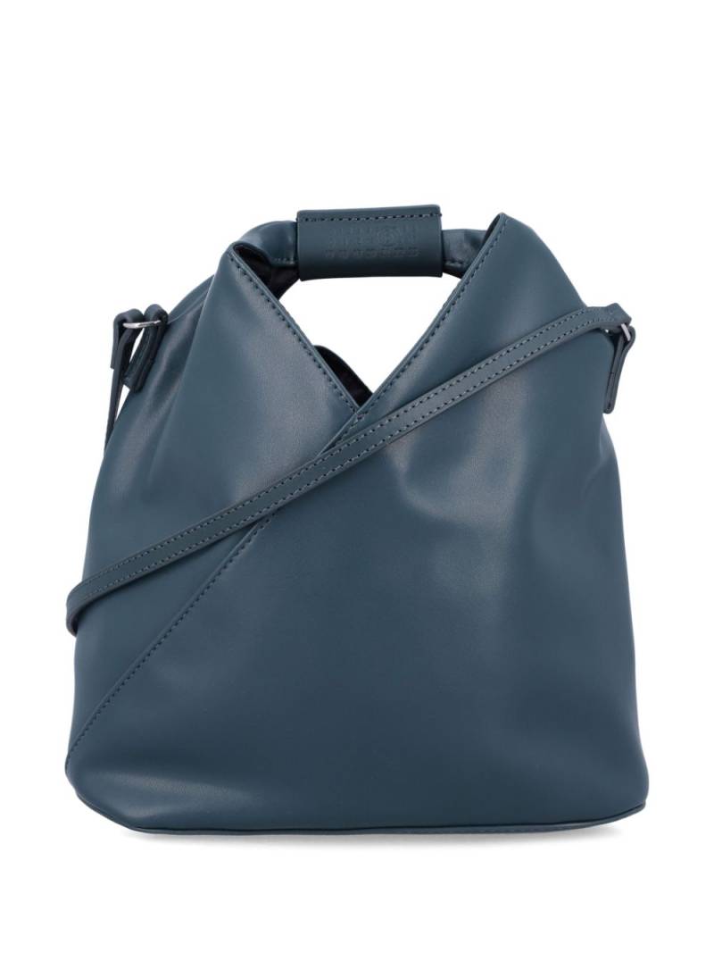 MM6 Maison Margiela Japanese leather tote bag - Blue von MM6 Maison Margiela