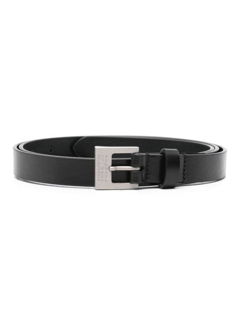 MM6 Maison Margiela Numeric belt - Black von MM6 Maison Margiela