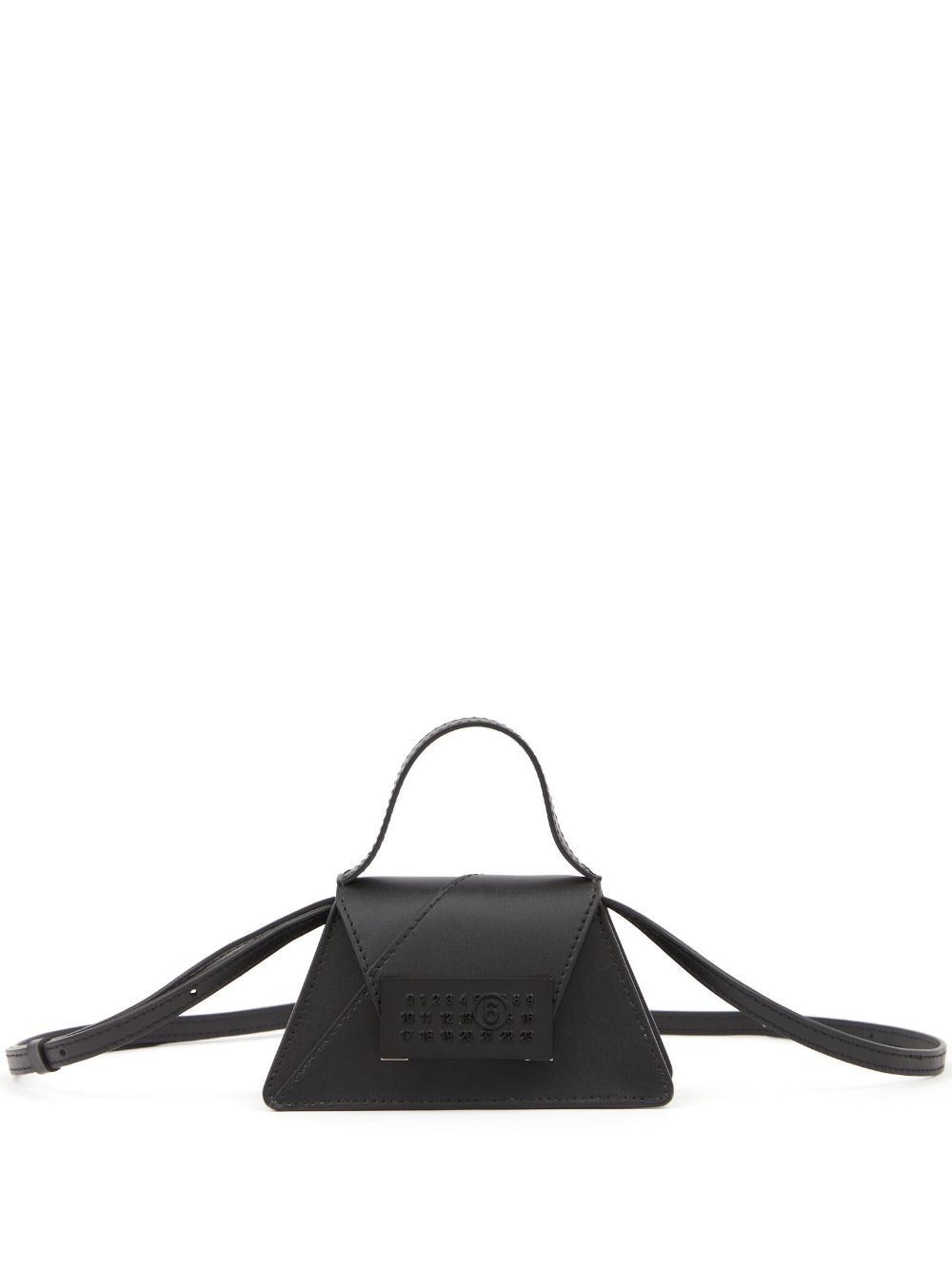 MM6 Maison Margiela mini Numeric top-handle bag - Black von MM6 Maison Margiela