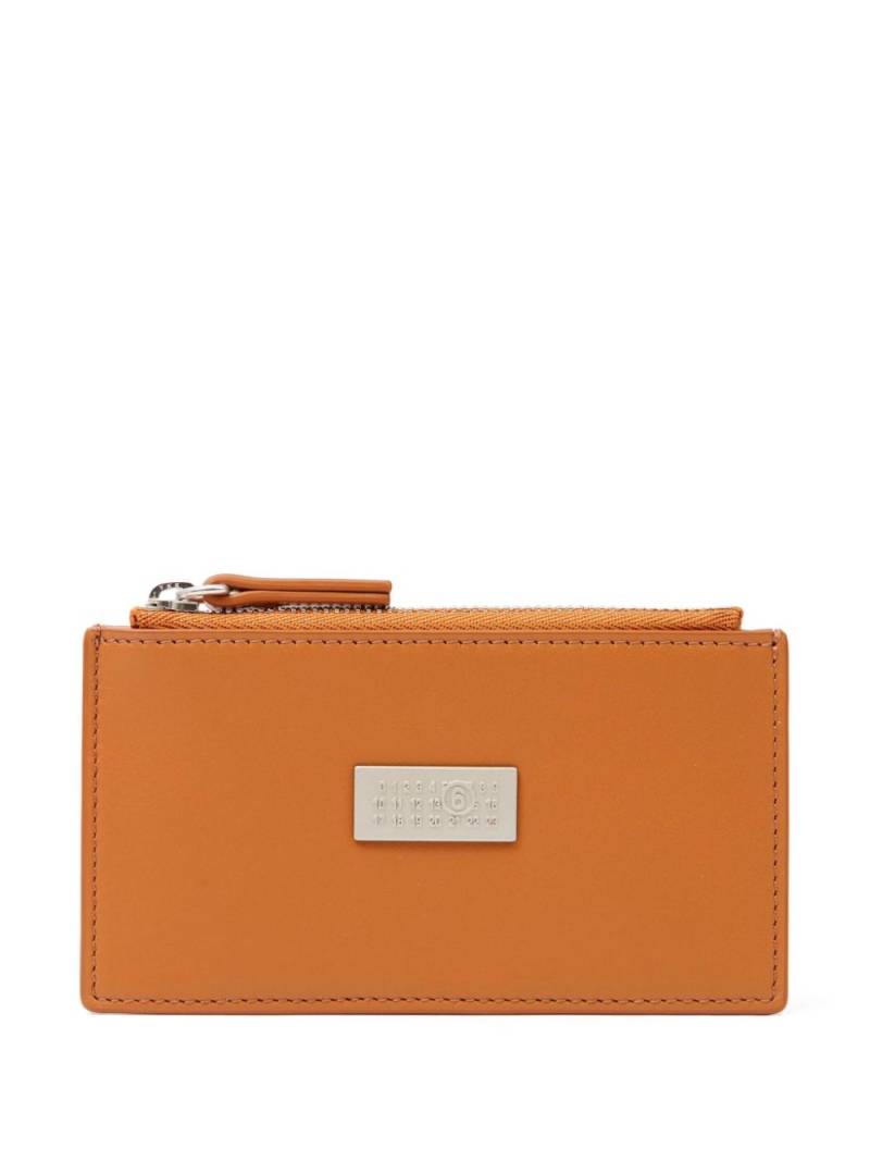 MM6 Maison Margiela Numeric wallet - Orange von MM6 Maison Margiela