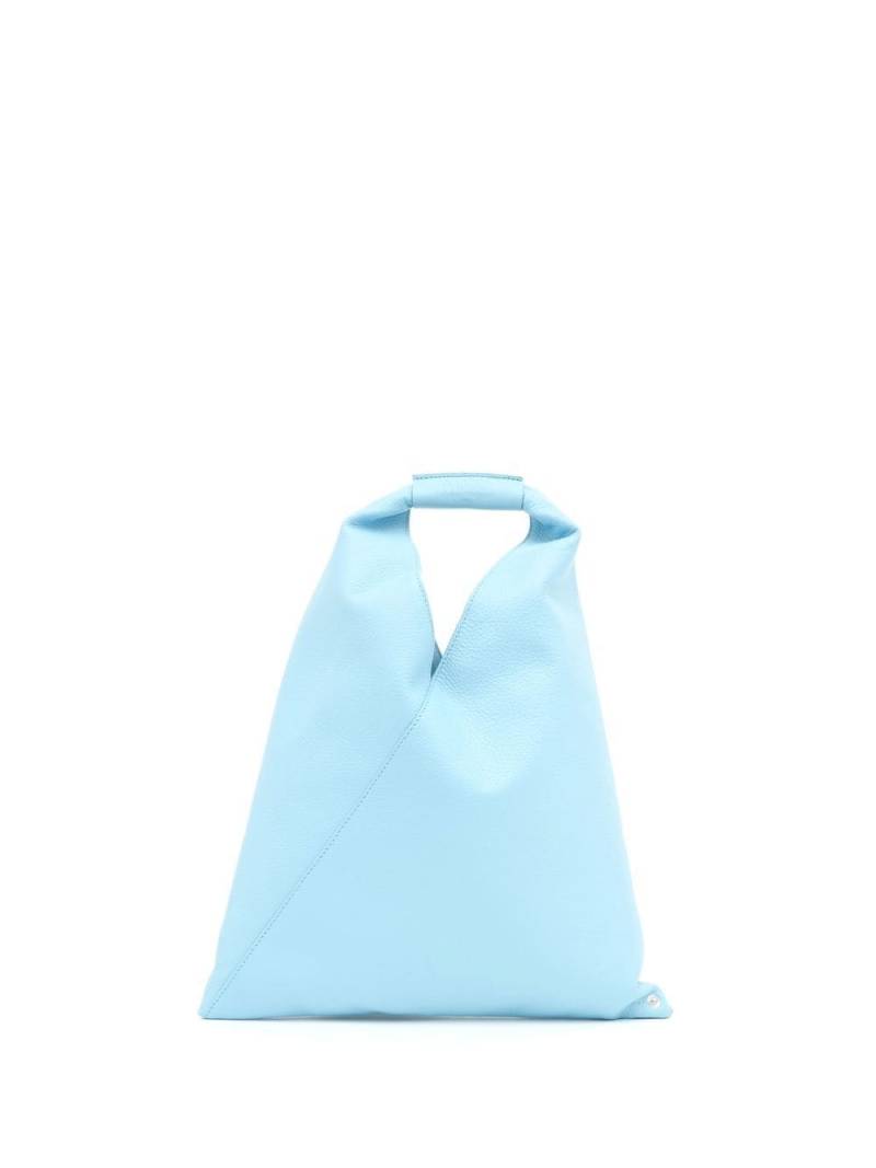 MM6 Maison Margiela Japanese leather tote bag - Blue von MM6 Maison Margiela