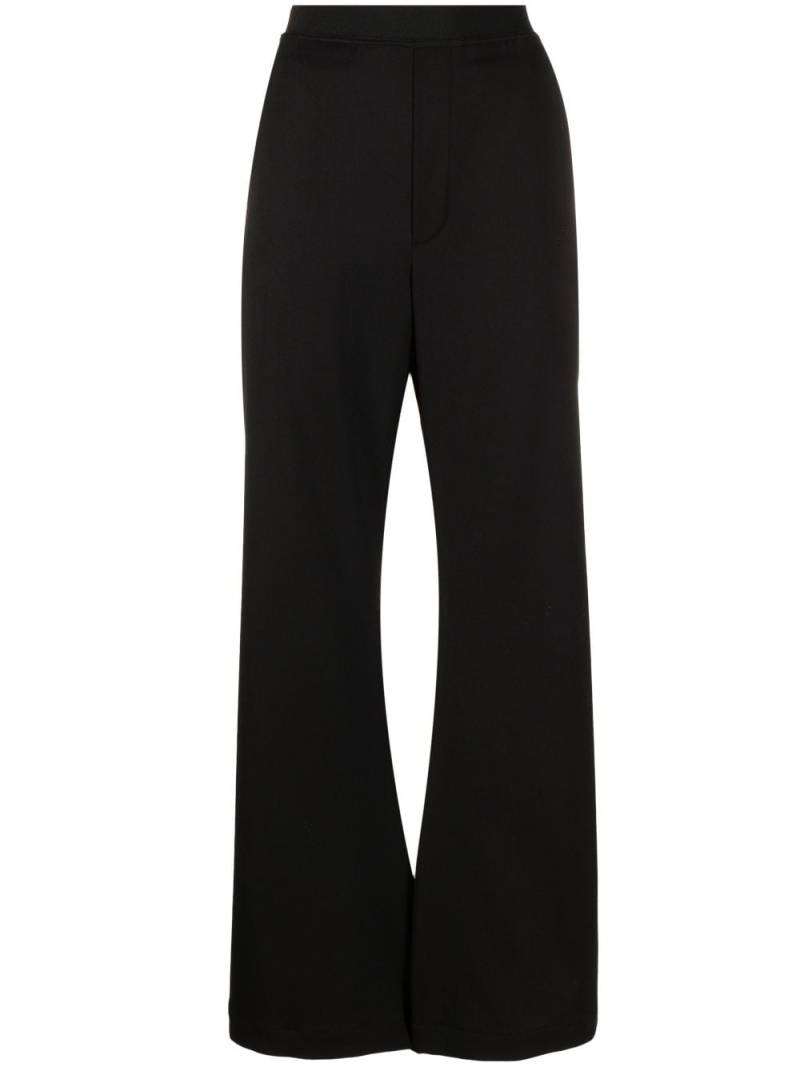 MM6 Maison Margiela trompe-l'oeil wide-leg trousers - Black von MM6 Maison Margiela