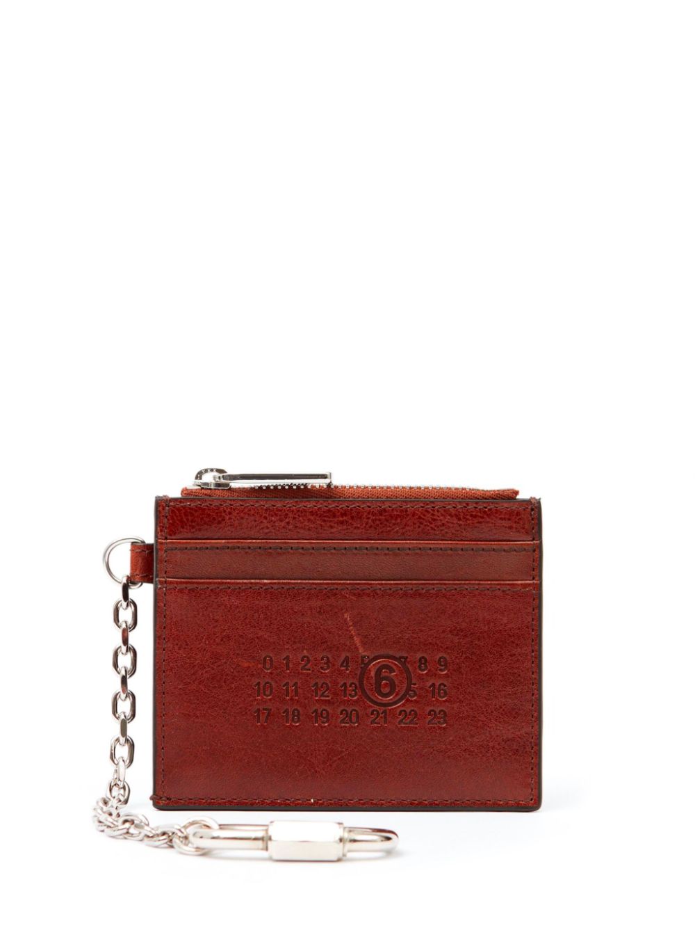 MM6 Maison Margiela Utility Key cardholder - Red von MM6 Maison Margiela