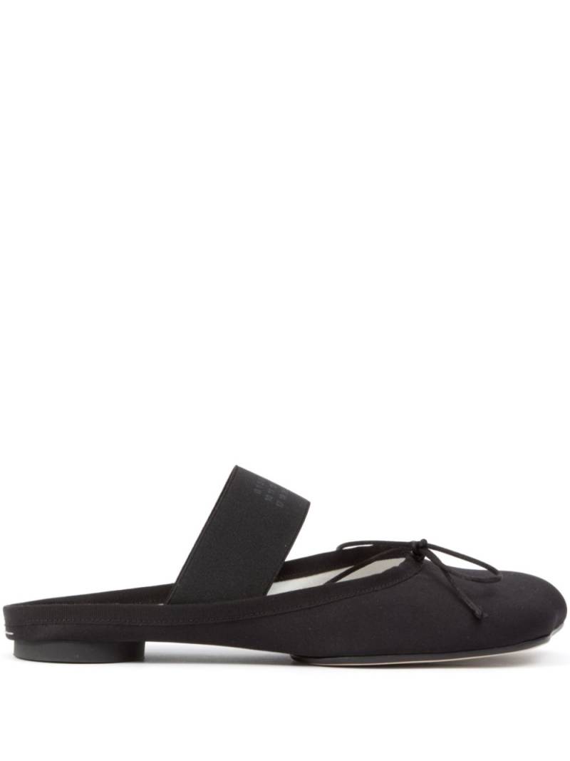 MM6 Maison Margiela anatomic-toe leather slippers - Black von MM6 Maison Margiela