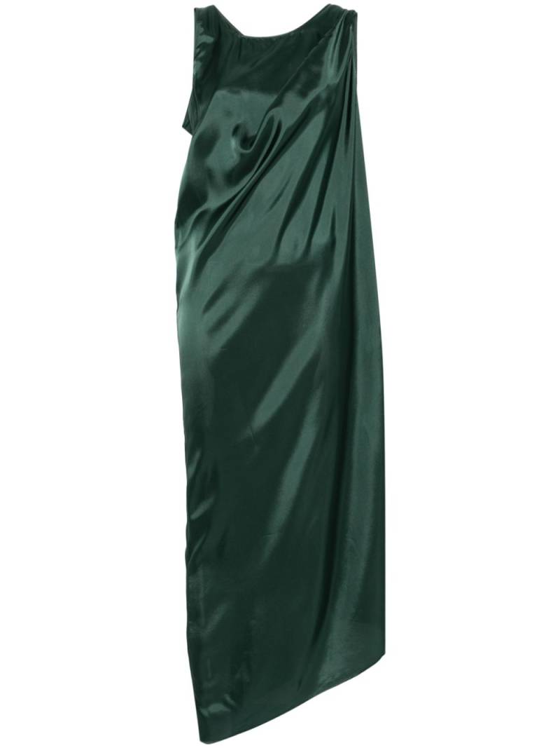 MM6 Maison Margiela asymmetric maxi dress - Green von MM6 Maison Margiela