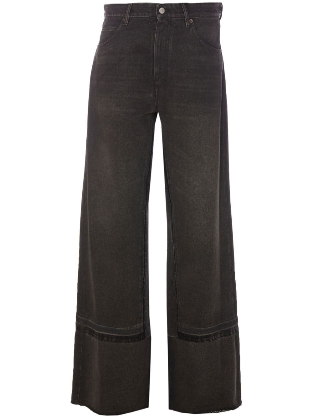 MM6 Maison Margiela bootcut jeans - Black von MM6 Maison Margiela