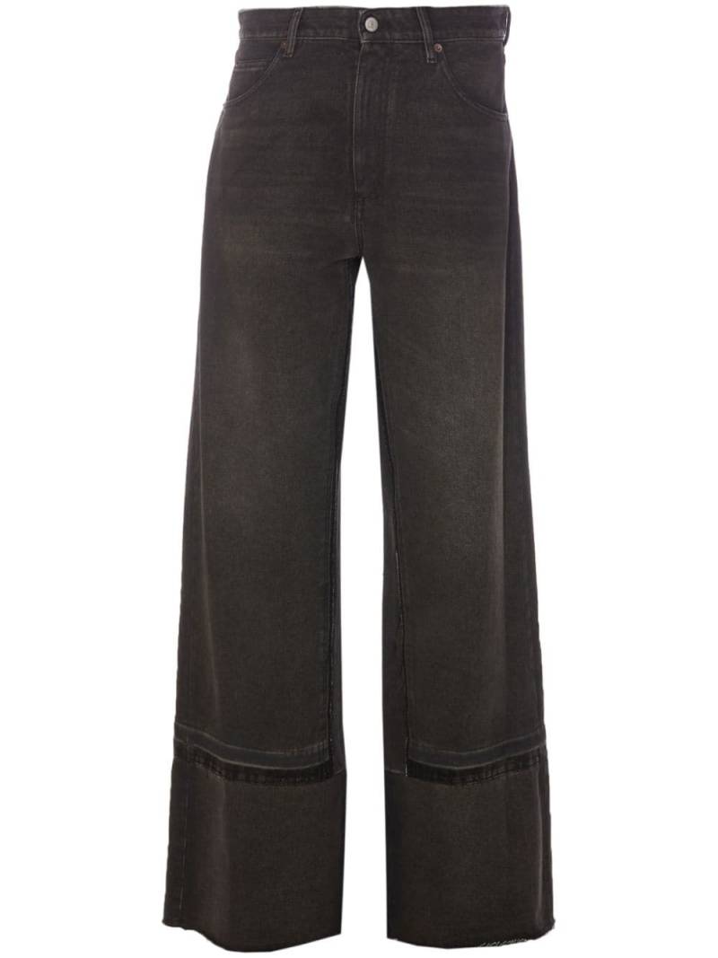 MM6 Maison Margiela bootcut jeans - Black von MM6 Maison Margiela