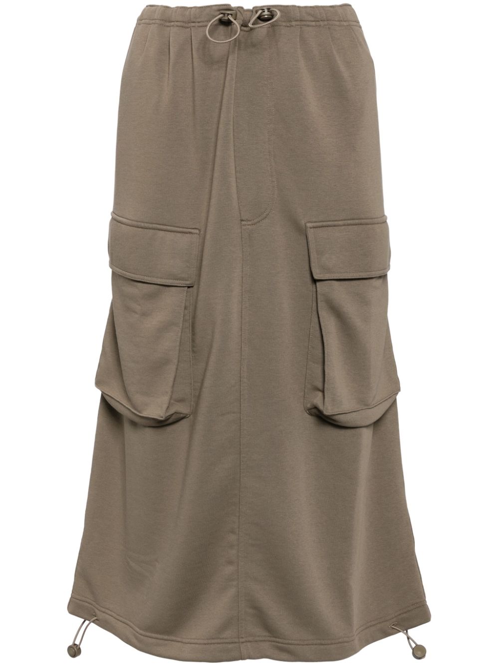 MM6 Maison Margiela cargo-pocket skirt - Neutrals von MM6 Maison Margiela