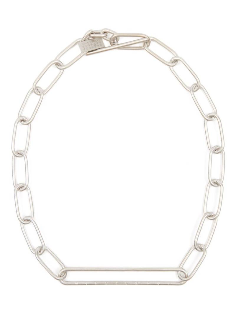 MM6 Maison Margiela chain-link necklace - Silver von MM6 Maison Margiela