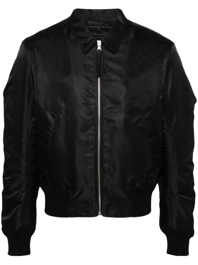 MM6 Maison Margiela classic-collar padded jacket - Black von MM6 Maison Margiela