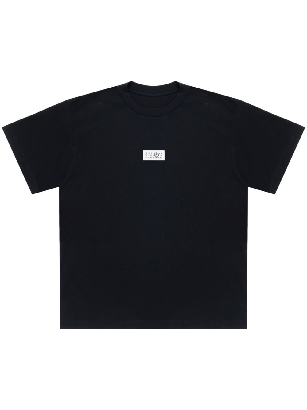 MM6 Maison Margiela cotton "Black" T-shirt von MM6 Maison Margiela