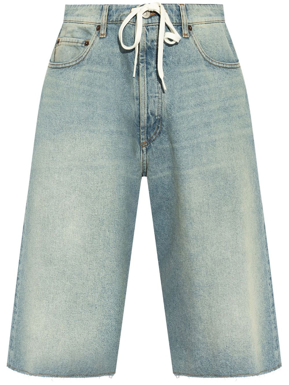 MM6 Maison Margiela cotton shorts - Blue von MM6 Maison Margiela