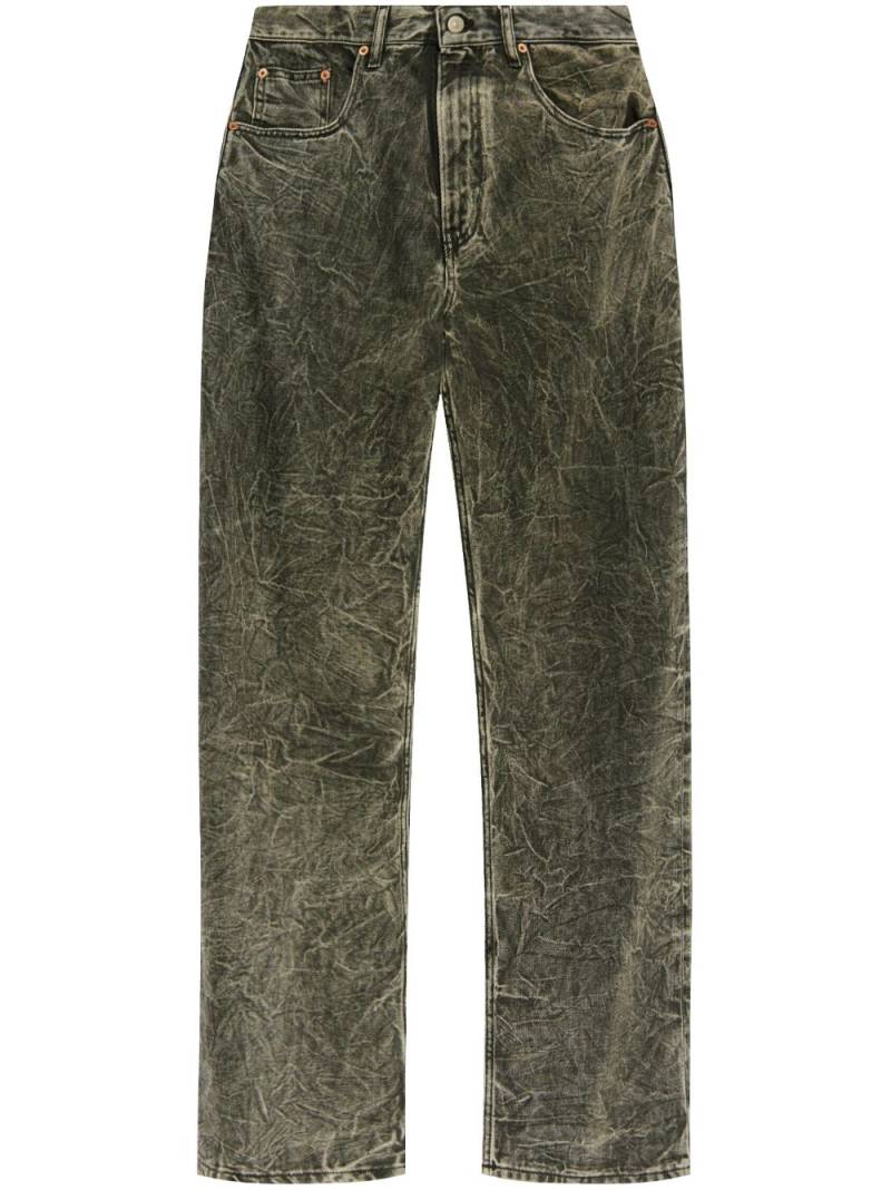 MM6 Maison Margiela crinkled jeans - Grey von MM6 Maison Margiela