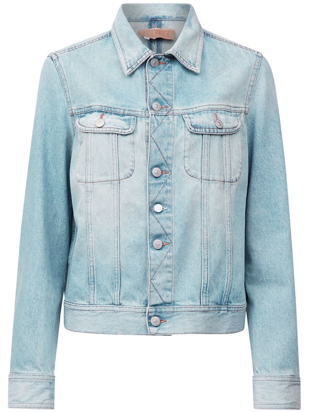 MM6 Maison Margiela cut-out jacket - Blue von MM6 Maison Margiela