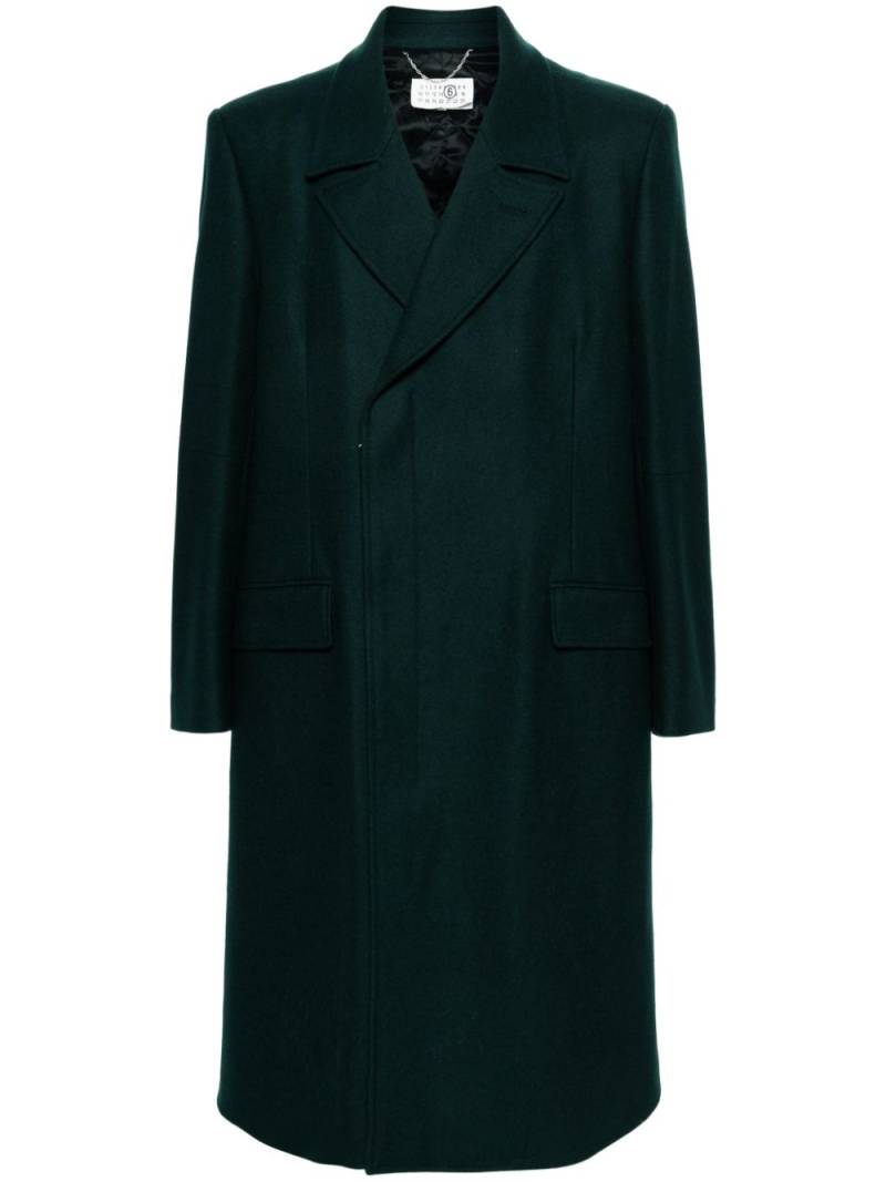 MM6 Maison Margiela double-breasted coat - Green von MM6 Maison Margiela