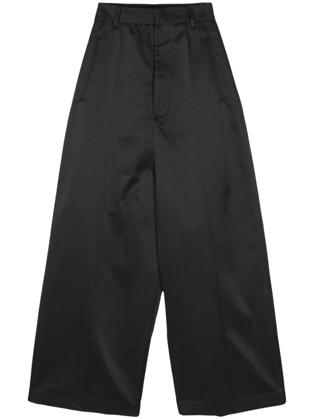 MM6 Maison Margiela drop-crotch wide-leg trousers - Black von MM6 Maison Margiela