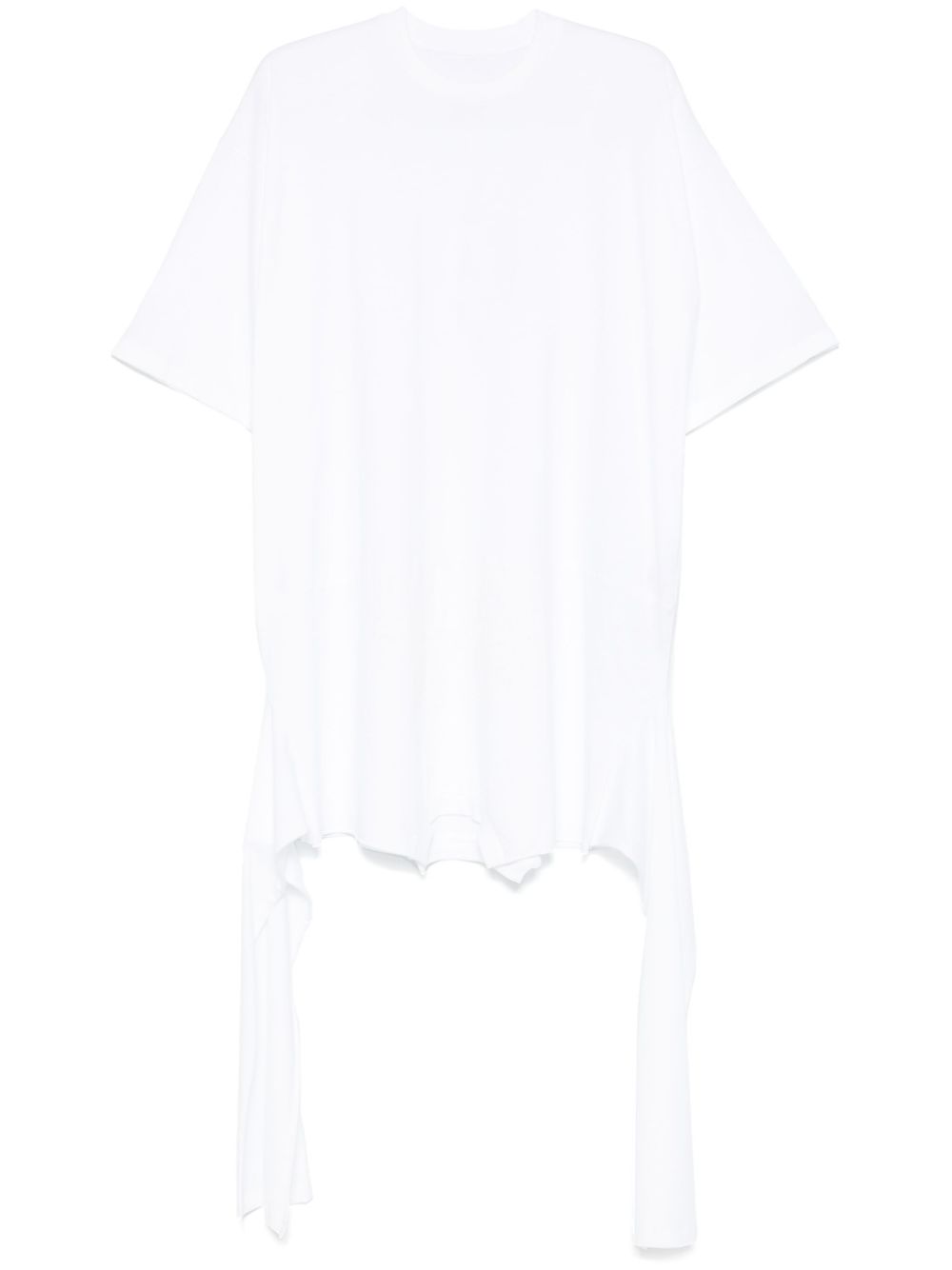 MM6 Maison Margiela flocked-print dress - White von MM6 Maison Margiela