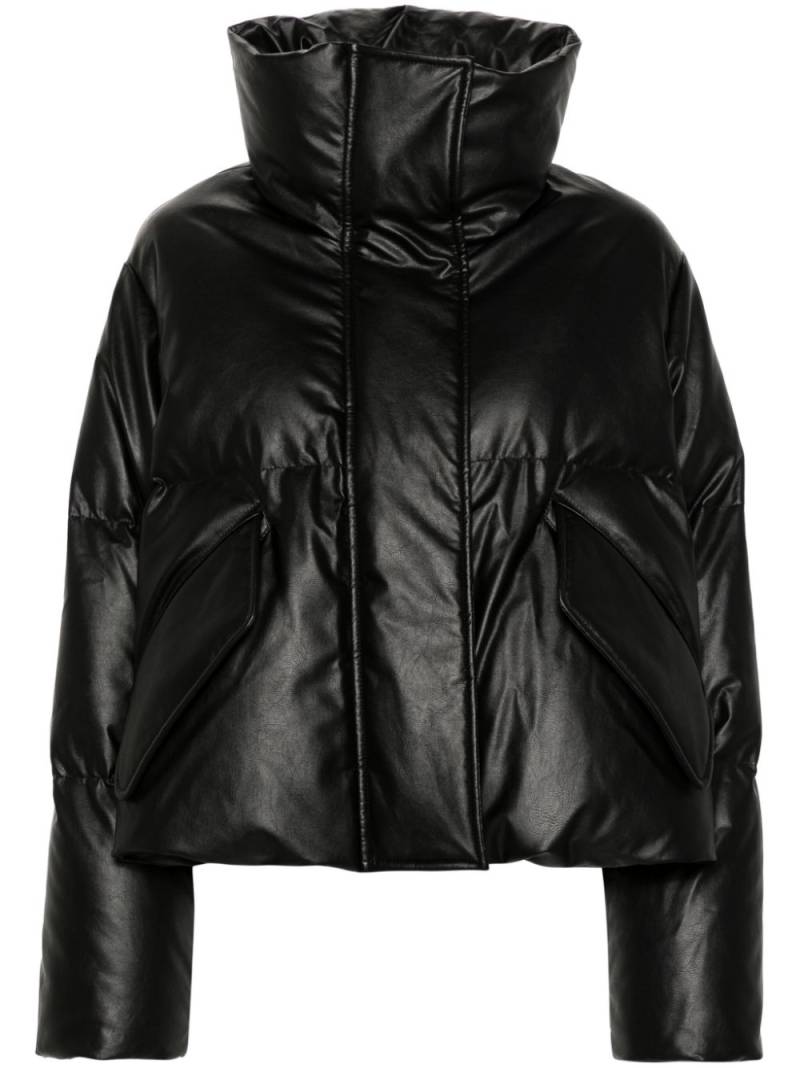 MM6 Maison Margiela funnel-neck padded jacket - Black von MM6 Maison Margiela