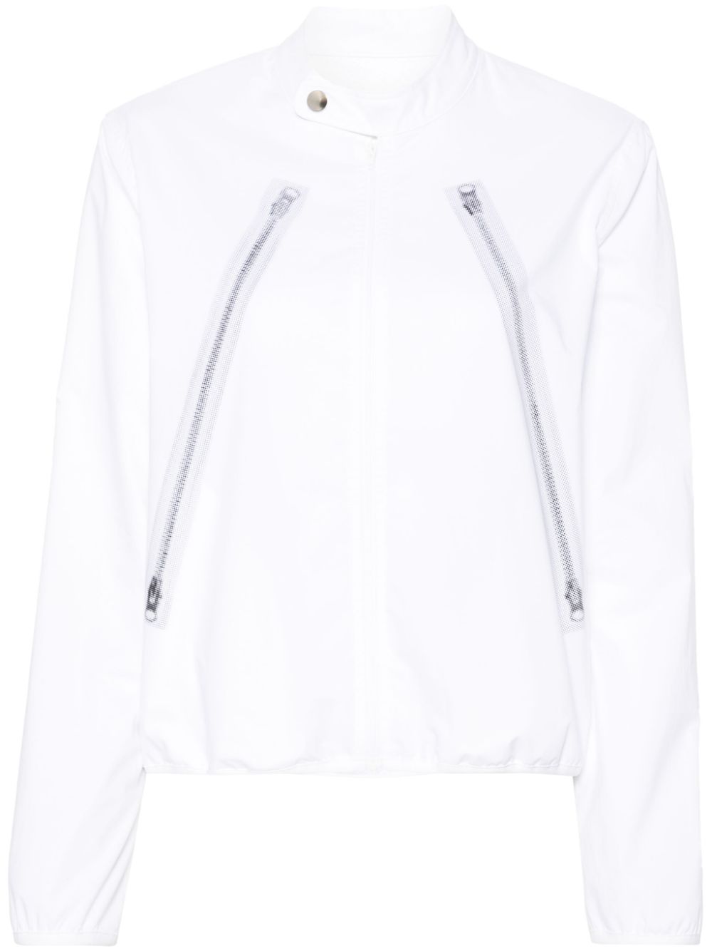 MM6 Maison Margiela graphic-print bomber jacket - White von MM6 Maison Margiela