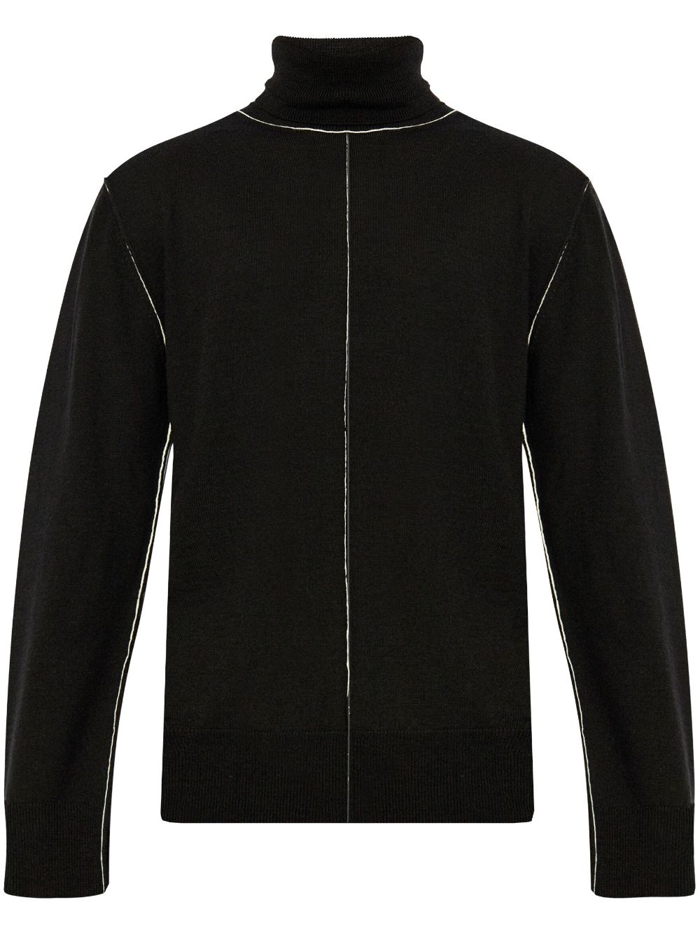 MM6 Maison Margiela high-neck jumper - Black von MM6 Maison Margiela