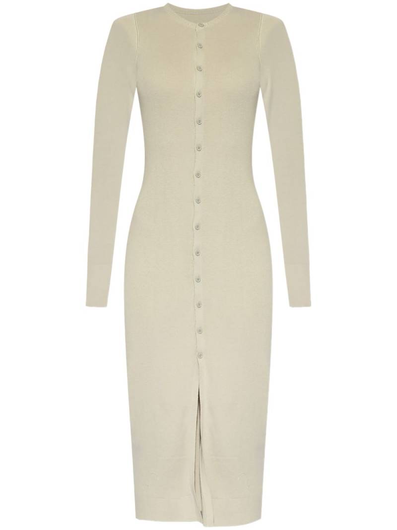 MM6 Maison Margiela knitted midi dress - Neutrals von MM6 Maison Margiela