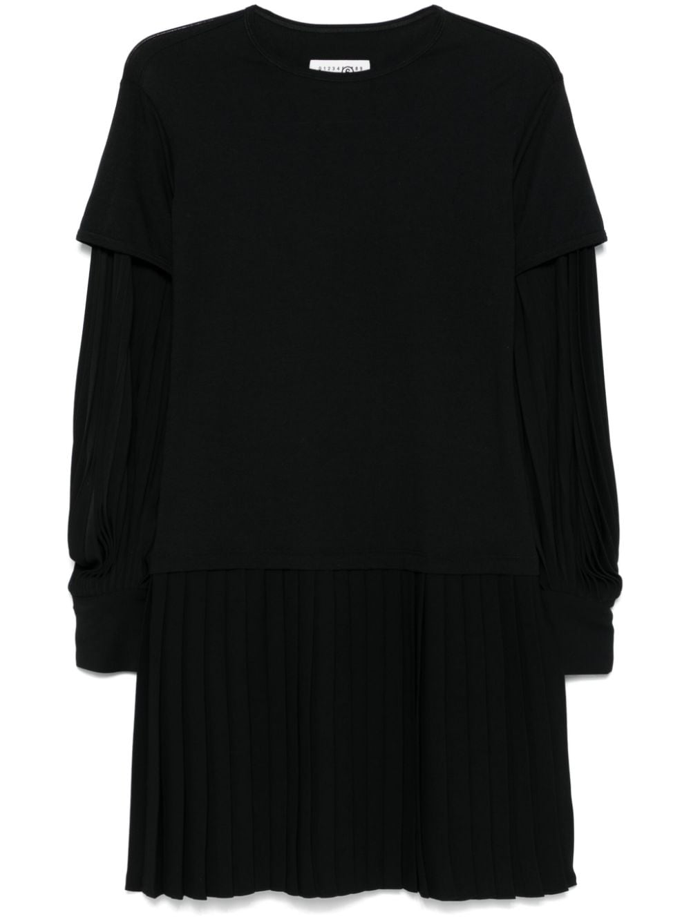 MM6 Maison Margiela layered mini dress - Black von MM6 Maison Margiela