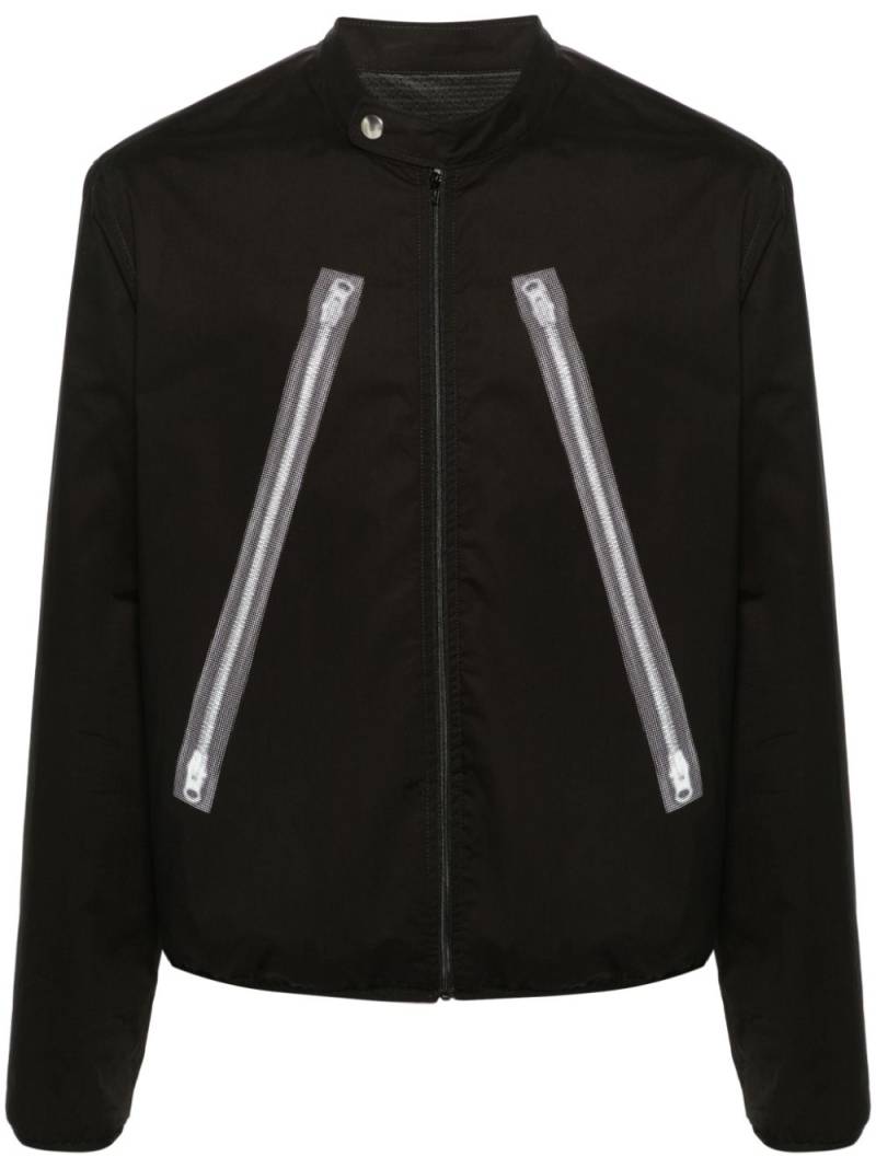 MM6 Maison Margiela lightweight cotton jacket - Black von MM6 Maison Margiela