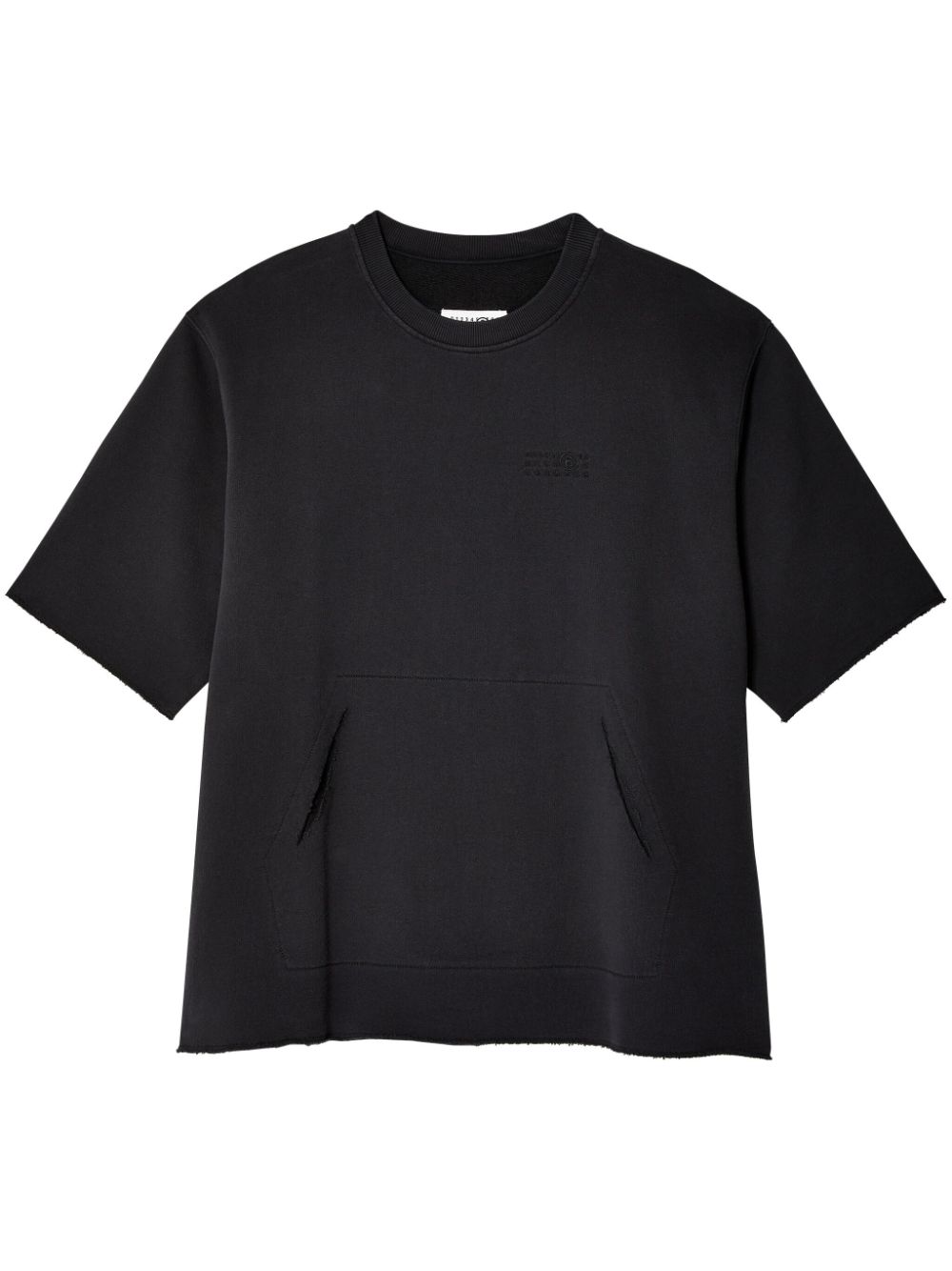 MM6 Maison Margiela logo-print cotton T-shirt - Black von MM6 Maison Margiela