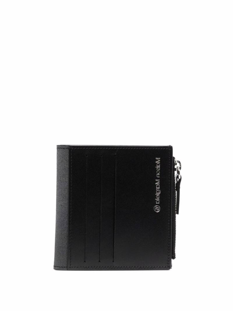 MM6 Maison Margiela logo-stamped bifold wallet - Black von MM6 Maison Margiela