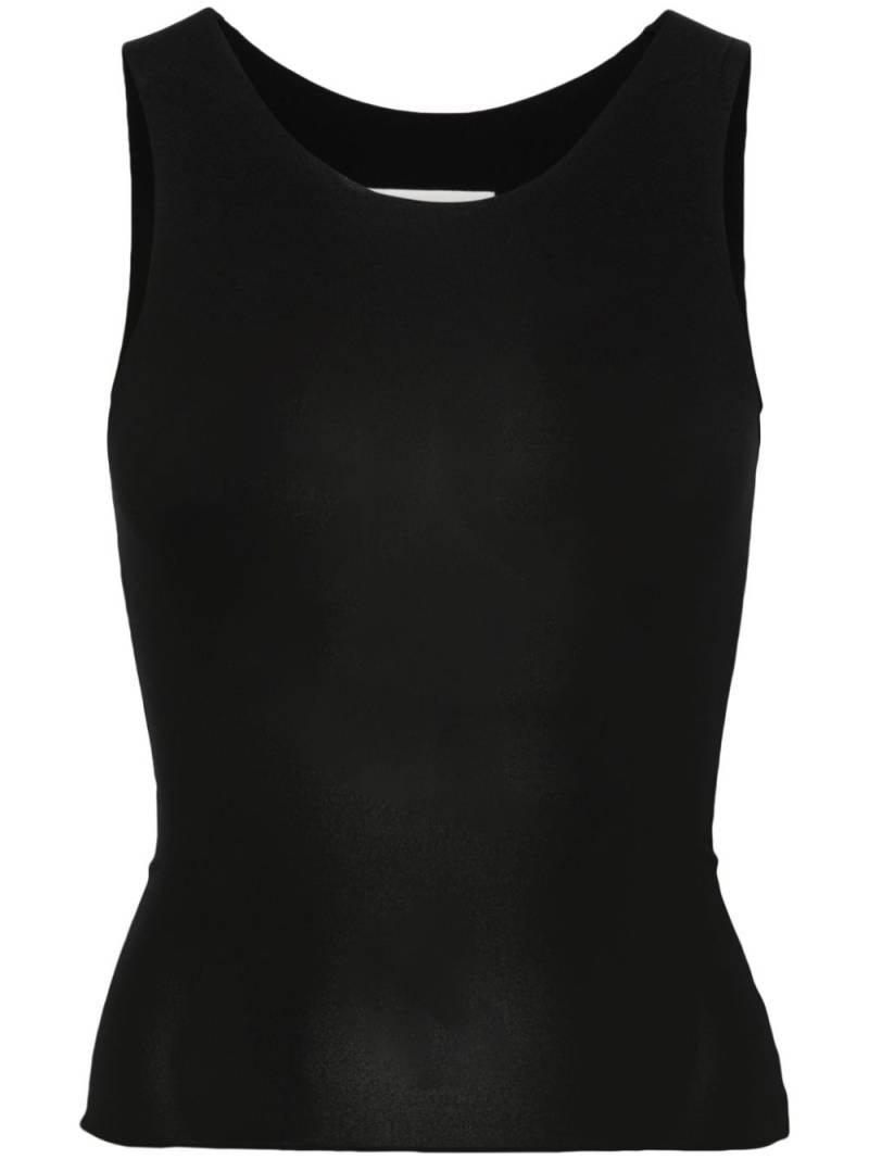 MM6 Maison Margiela numbers-motif tank top - Black von MM6 Maison Margiela