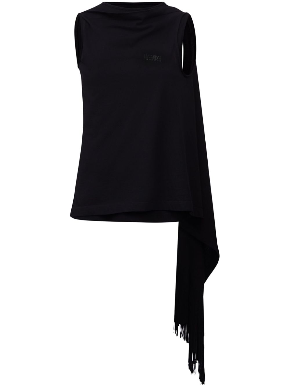 MM6 Maison Margiela numbers-motif tank top - Black von MM6 Maison Margiela