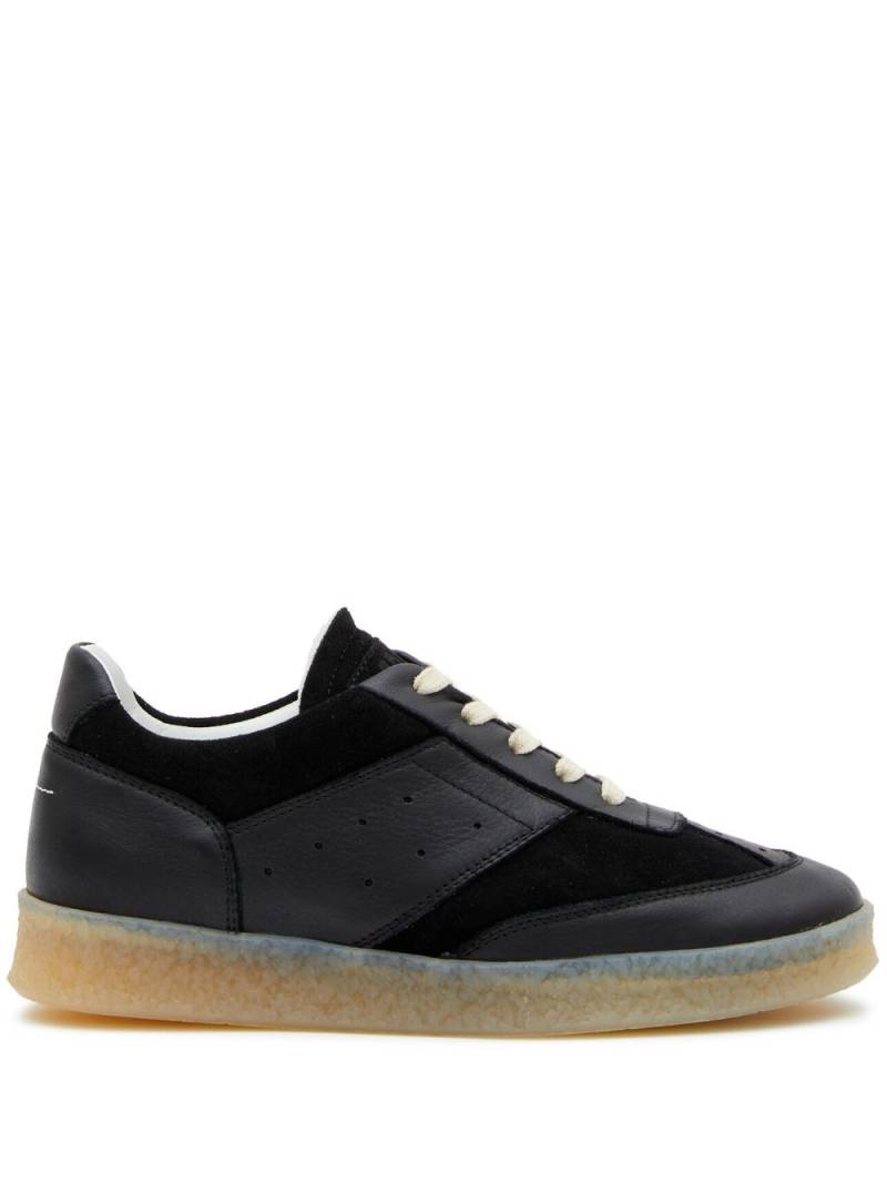 MM6 Maison Margiela panelled low-top sneakers - Black von MM6 Maison Margiela