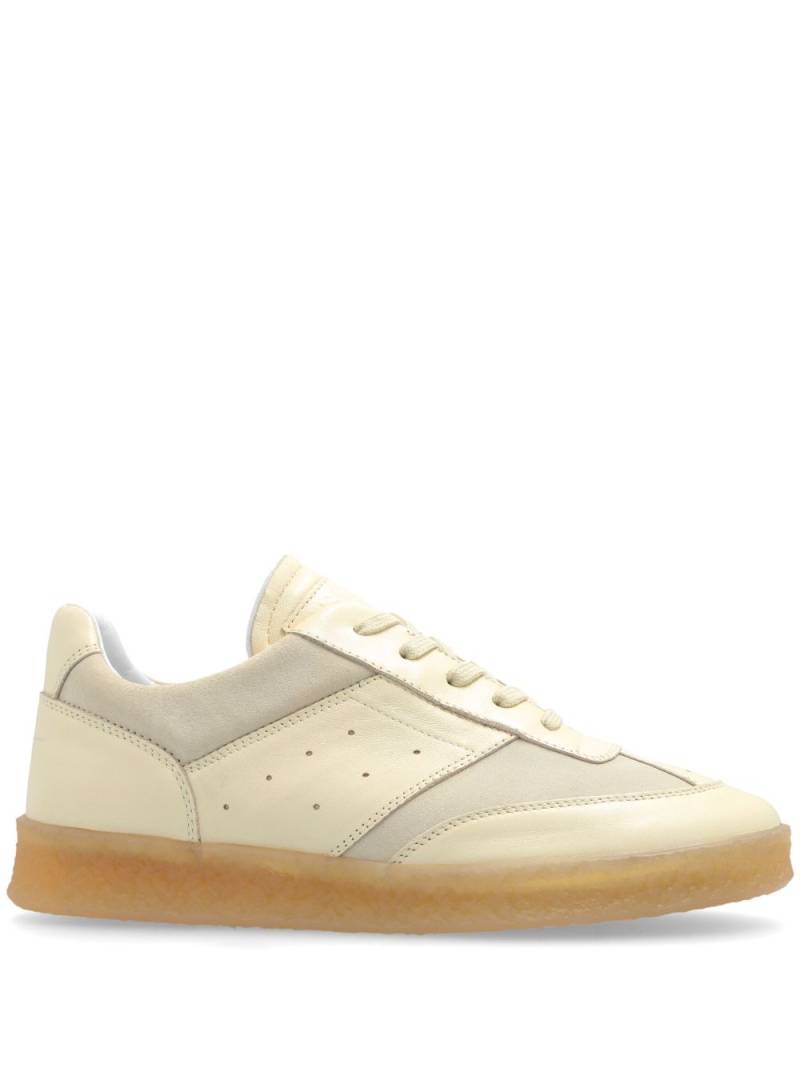 MM6 Maison Margiela panelled low-top trainers - Neutrals von MM6 Maison Margiela